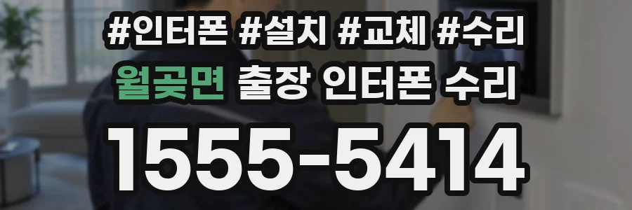 월곶면 출장 인터폰 수리