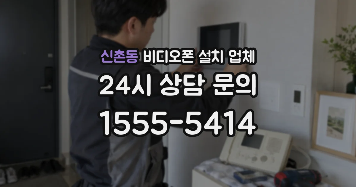 신촌동 비디오폰 설치 업체