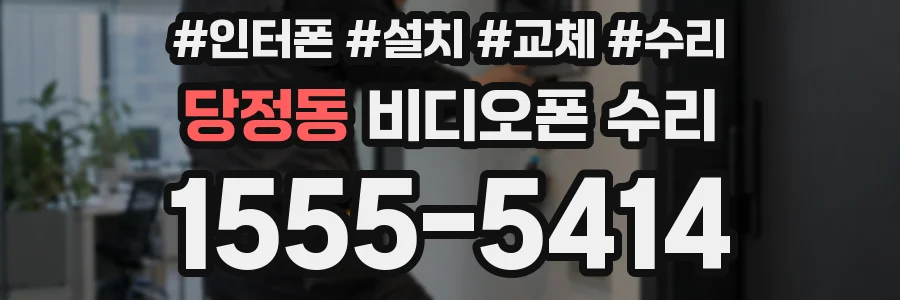 당정동 비디오폰 수리