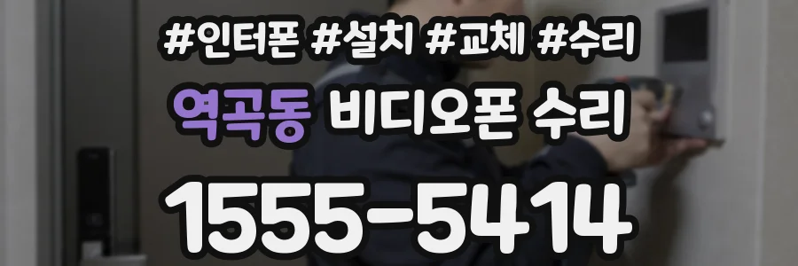 역곡동 비디오폰 수리