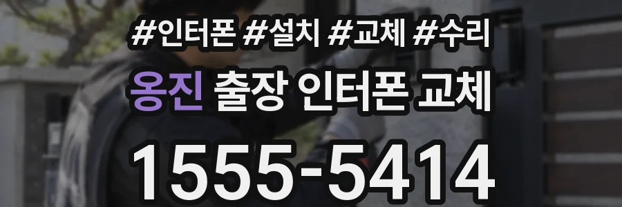 옹진 출장 인터폰 교체