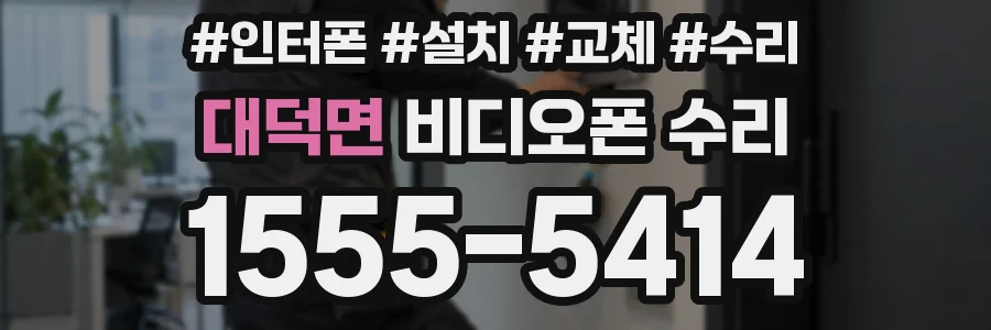 대덕면 비디오폰 수리