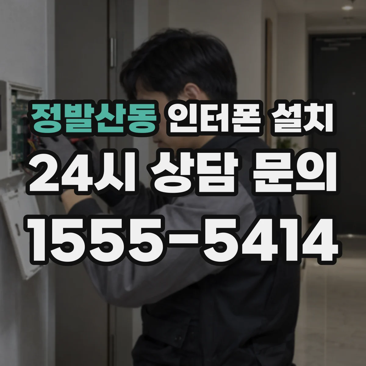 정발산동 인터폰 설치