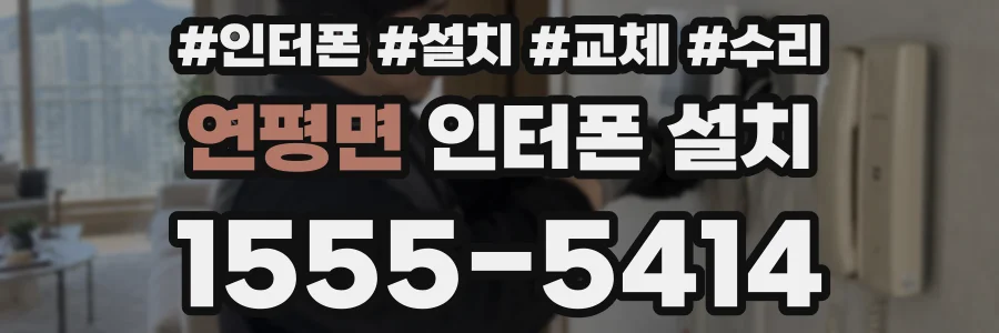 연평면 인터폰 설치