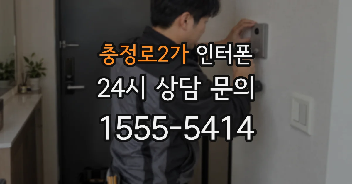 충정로2가 인터폰