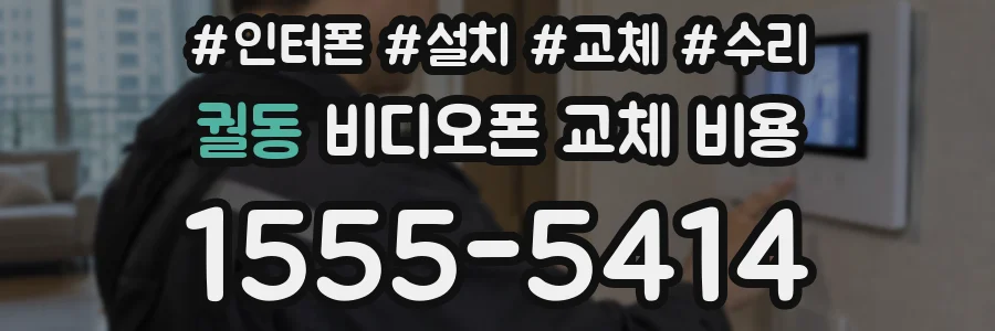 궐동 비디오폰 교체 비용