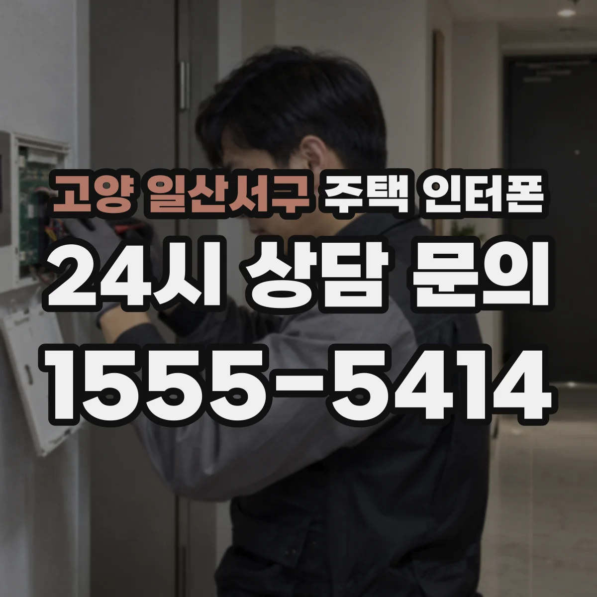 고양 일산서구 주택 인터폰
