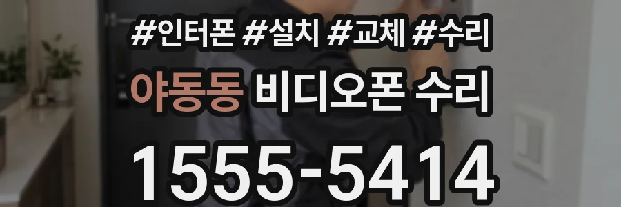 야동동 비디오폰 수리
