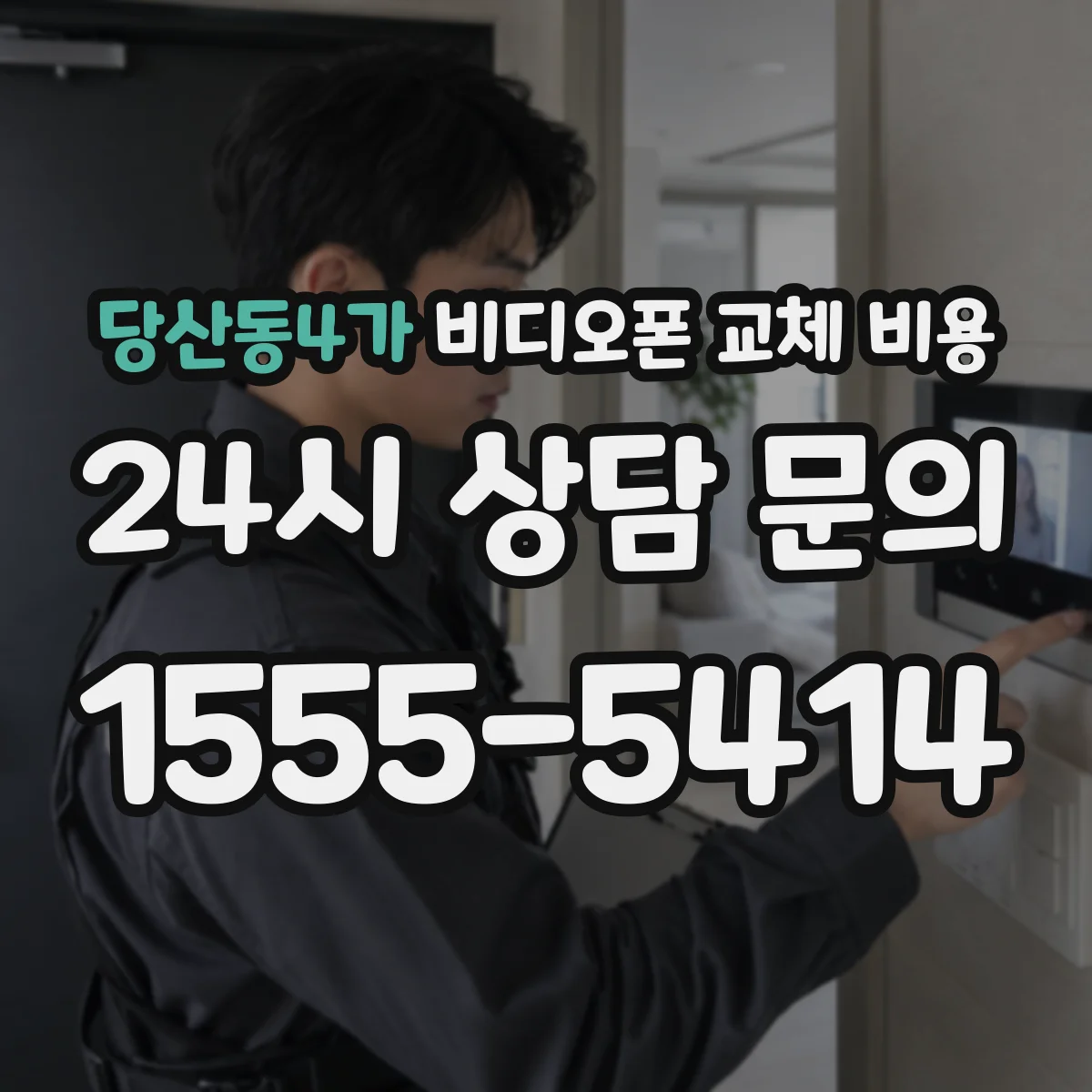 당산동4가 비디오폰 교체 비용