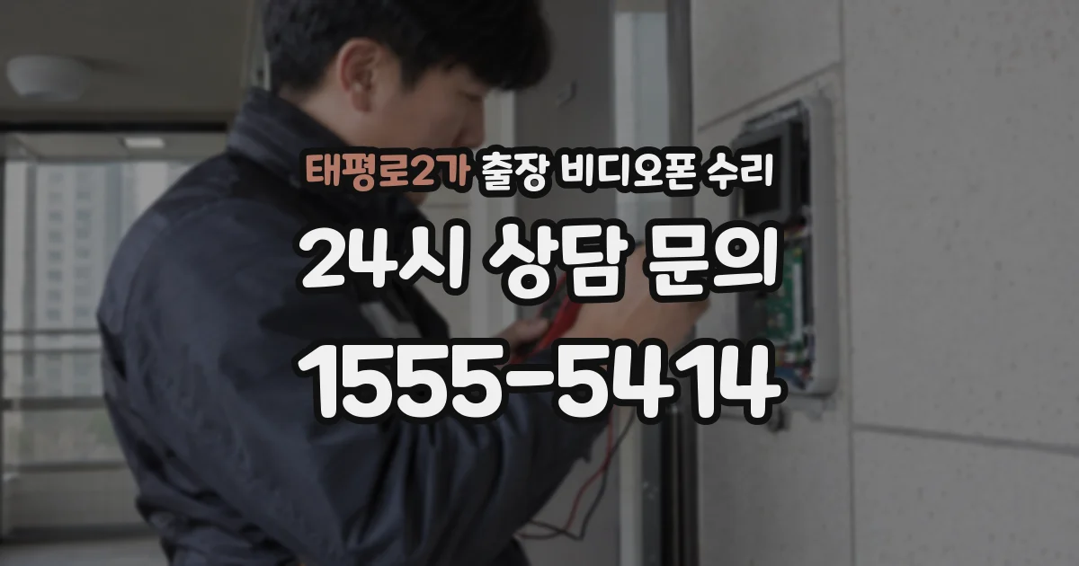 태평로2가 출장 비디오폰 수리