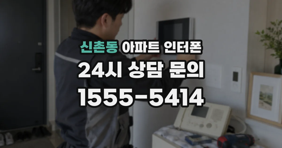 신촌동 아파트 인터폰