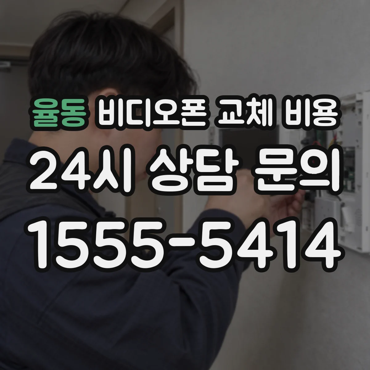 율동 비디오폰 교체 비용