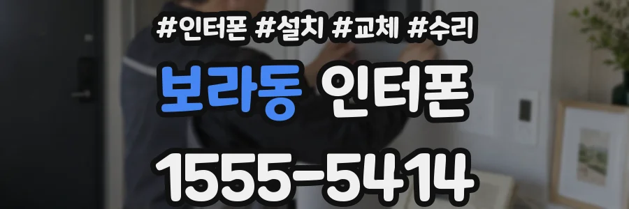 보라동 인터폰