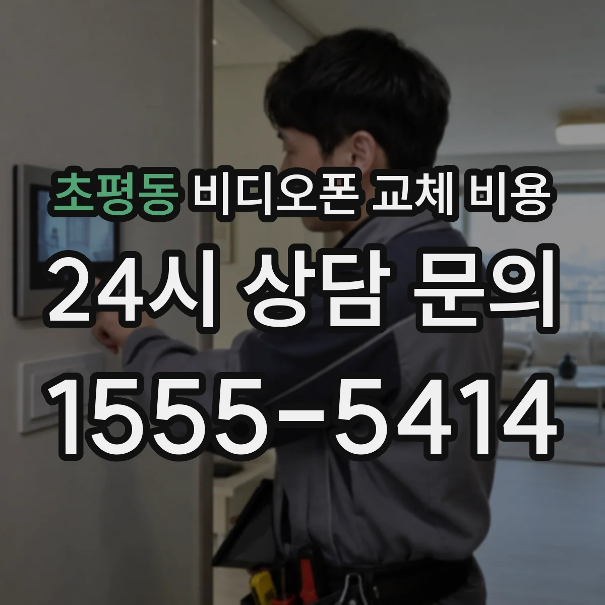 초평동 비디오폰 교체 비용