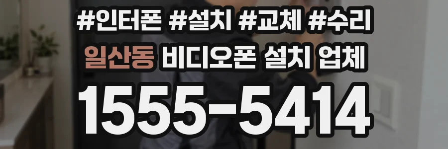 일산동 비디오폰 설치 업체