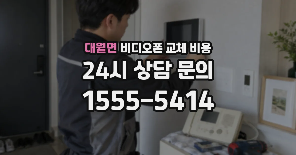대월면 비디오폰 교체 비용