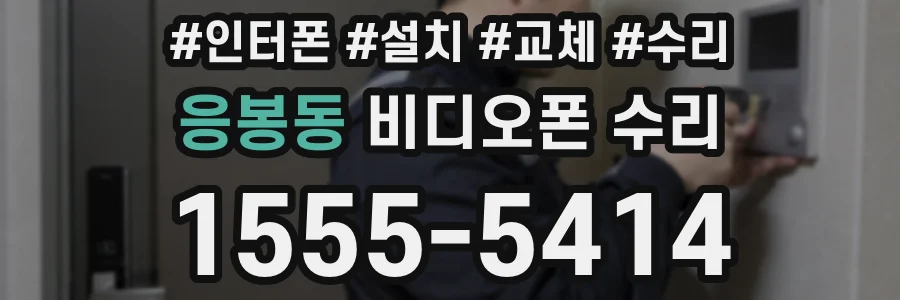 응봉동 비디오폰 수리