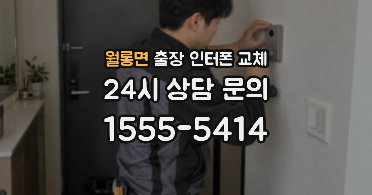 월롱면 출장 인터폰 교체