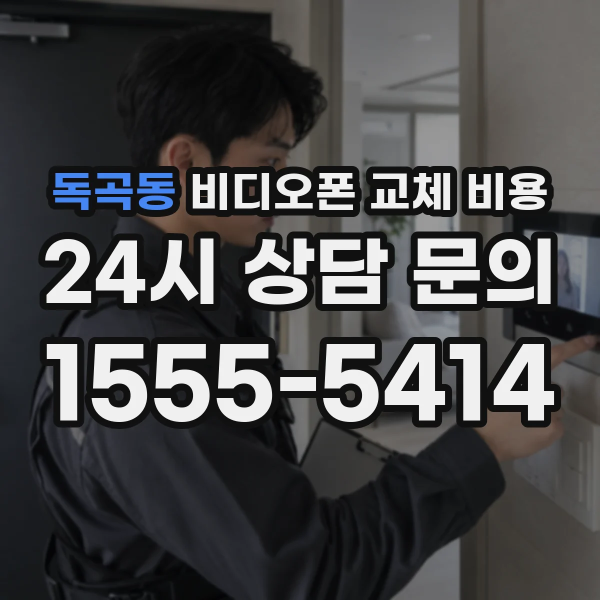 독곡동 비디오폰 교체 비용