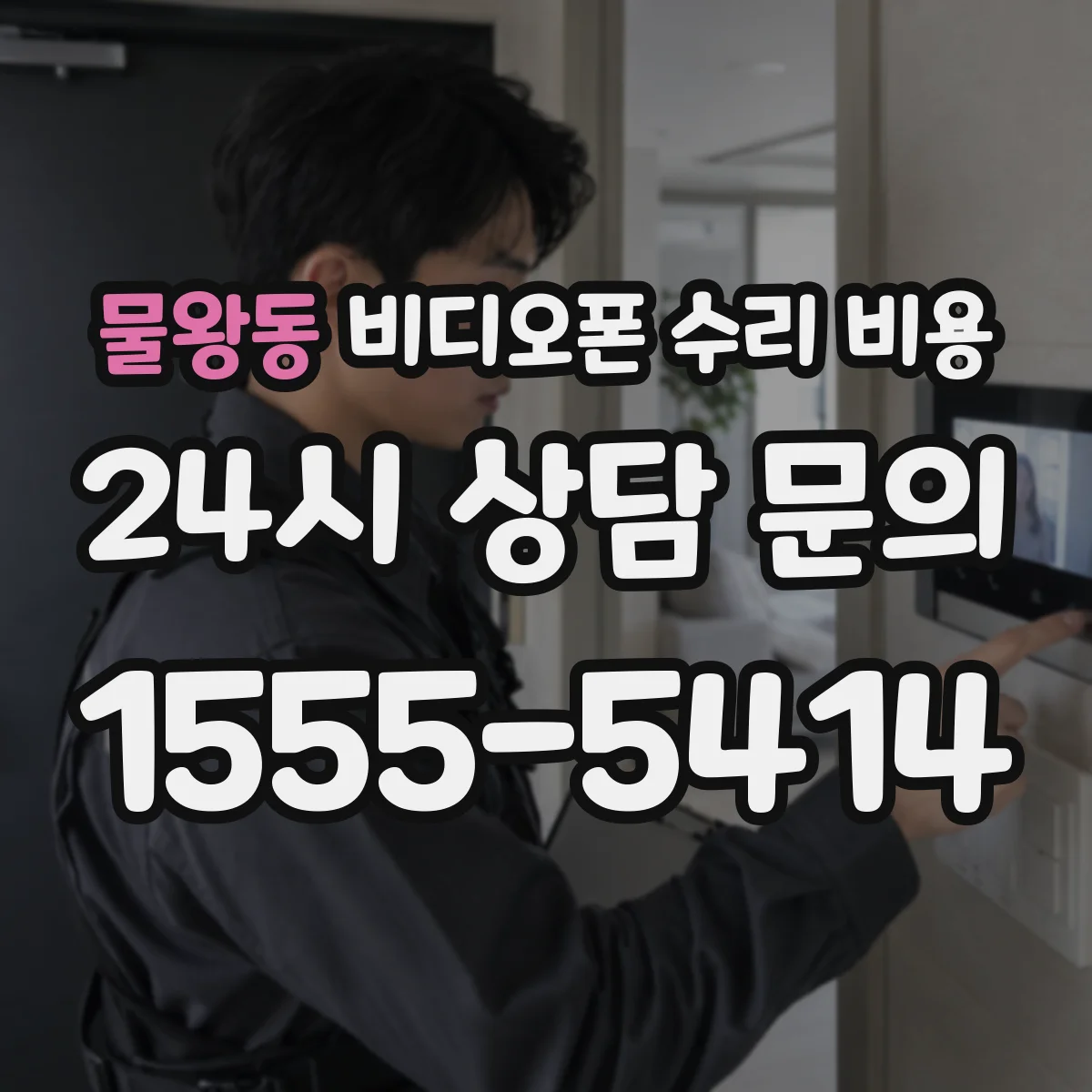 물왕동 비디오폰 수리 비용