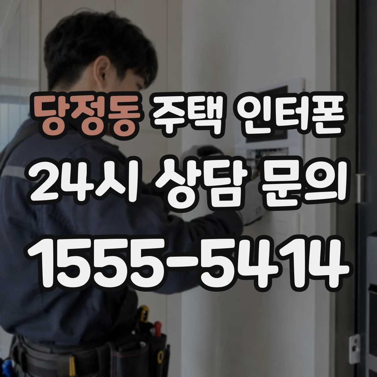 당정동 주택 인터폰