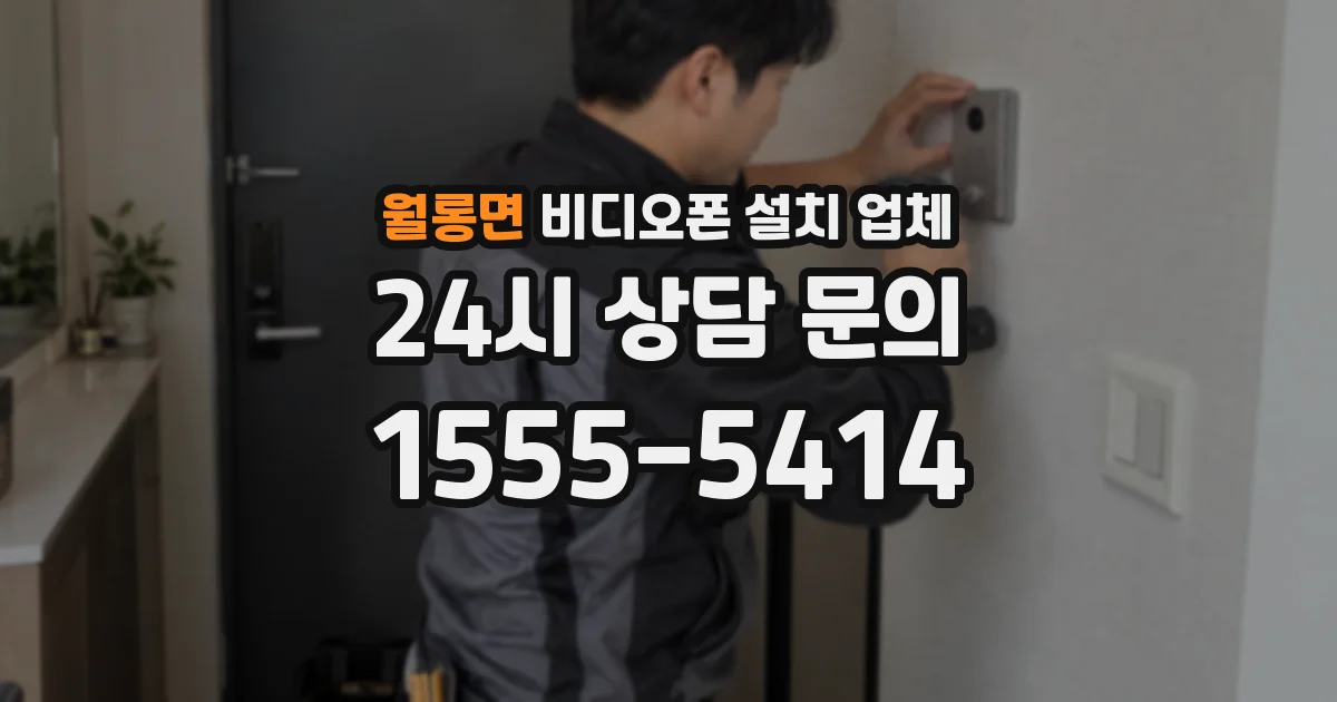 월롱면 비디오폰 설치 업체