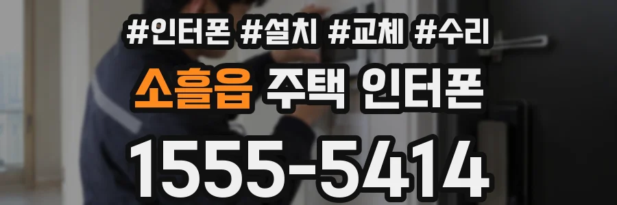 소흘읍 주택 인터폰