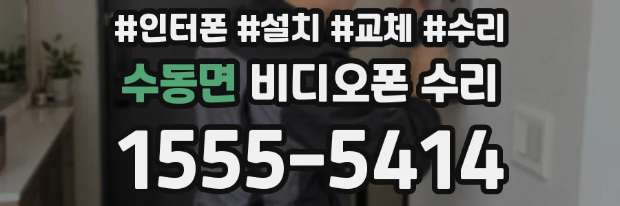 수동면 비디오폰 수리