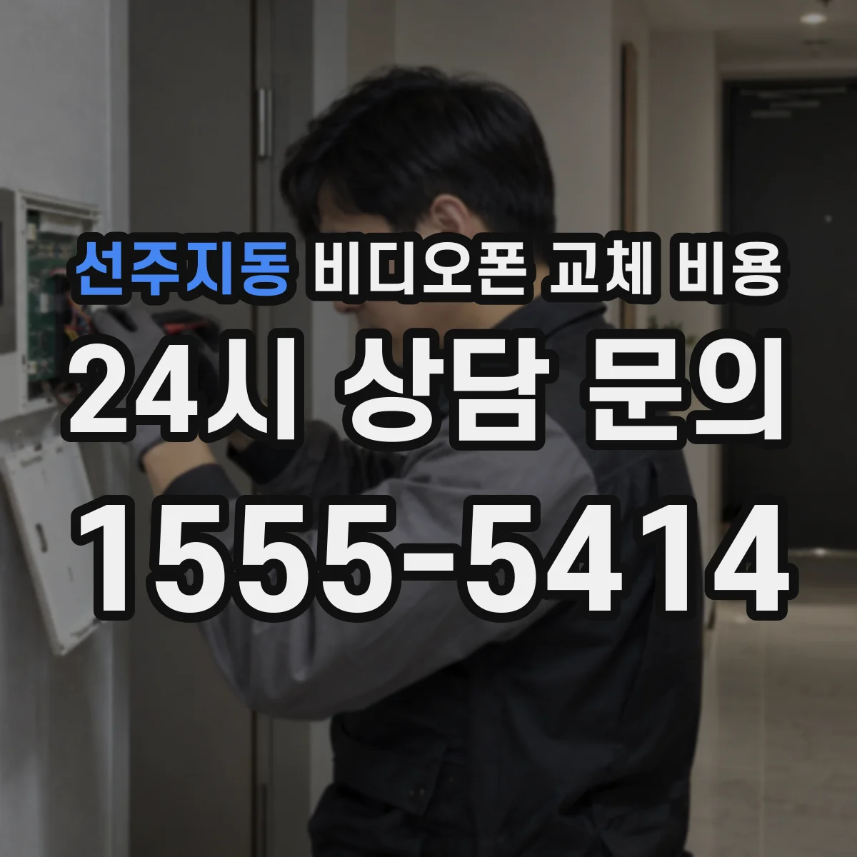 선주지동 비디오폰 교체 비용