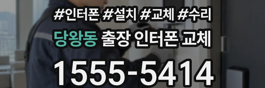 당왕동 출장 인터폰 교체