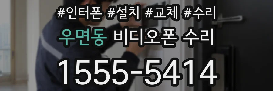 우면동 비디오폰 수리
