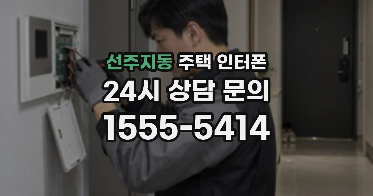 선주지동 주택 인터폰