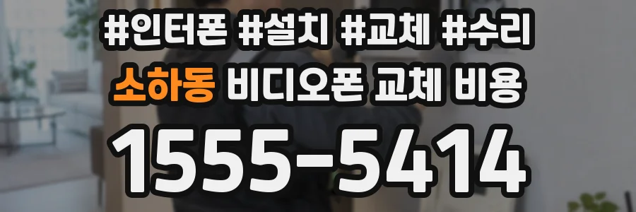 소하동 비디오폰 교체 비용