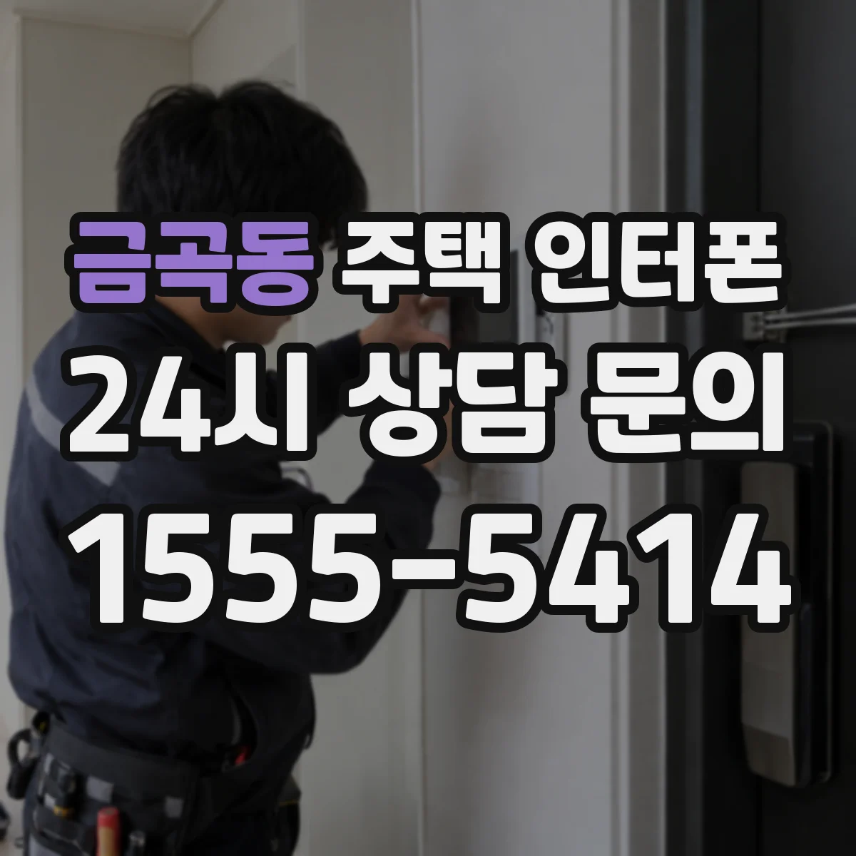 금곡동 주택 인터폰