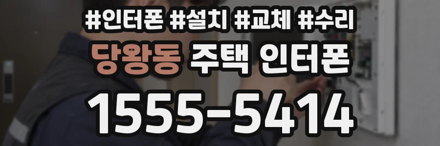 당왕동 주택 인터폰