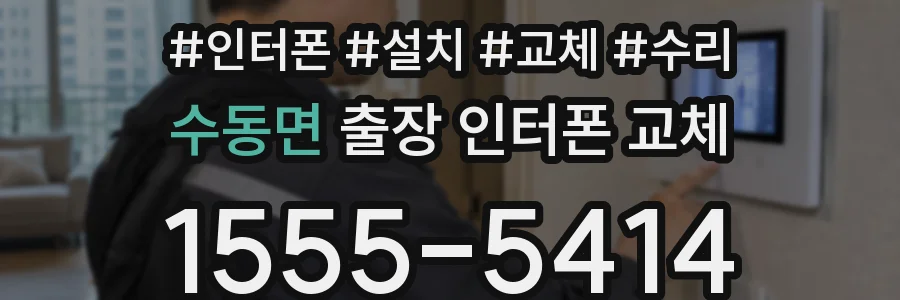 수동면 출장 인터폰 교체