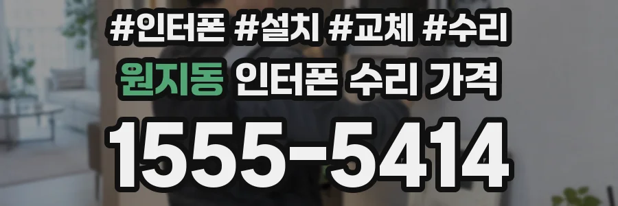원지동 인터폰 수리 가격