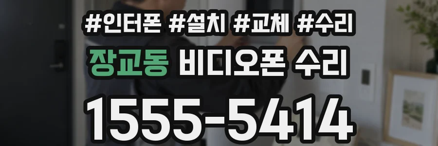 장교동 비디오폰 수리
