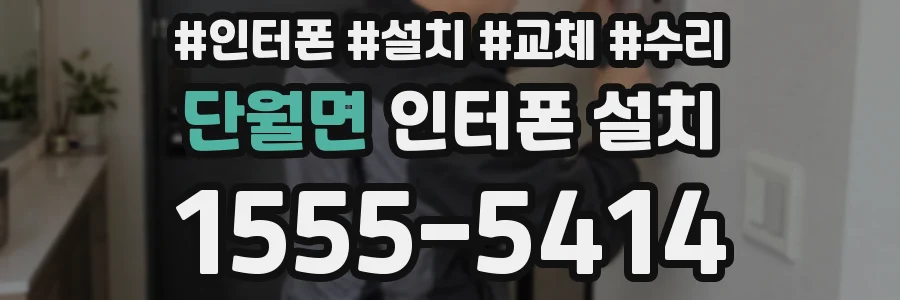 단월면 인터폰 설치