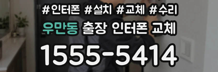 우만동 출장 인터폰 교체