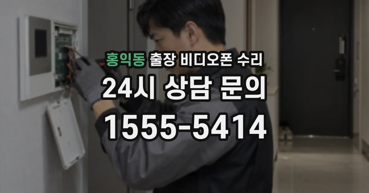 홍익동 출장 비디오폰 수리