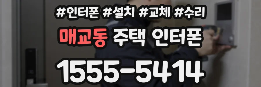 매교동 주택 인터폰