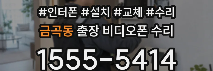 금곡동 출장 비디오폰 수리