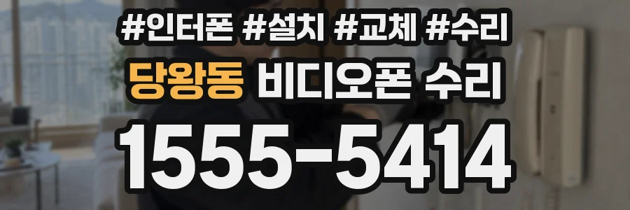 당왕동 비디오폰 수리
