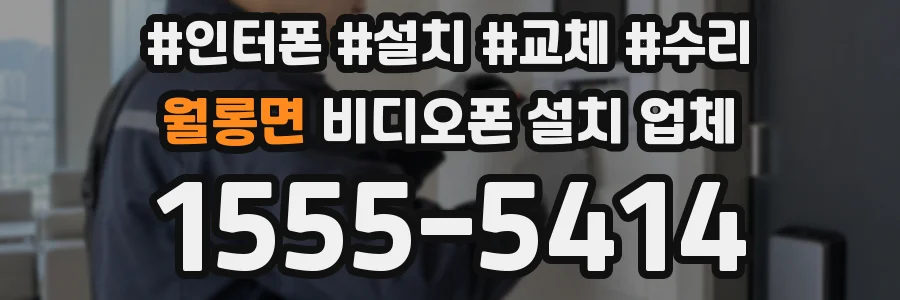 월롱면 비디오폰 설치 업체