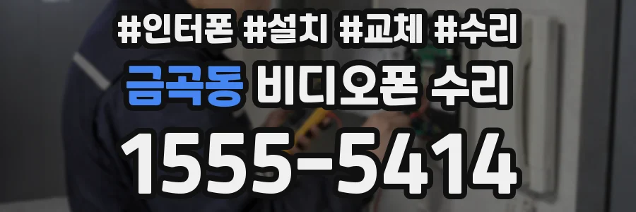 금곡동 비디오폰 수리