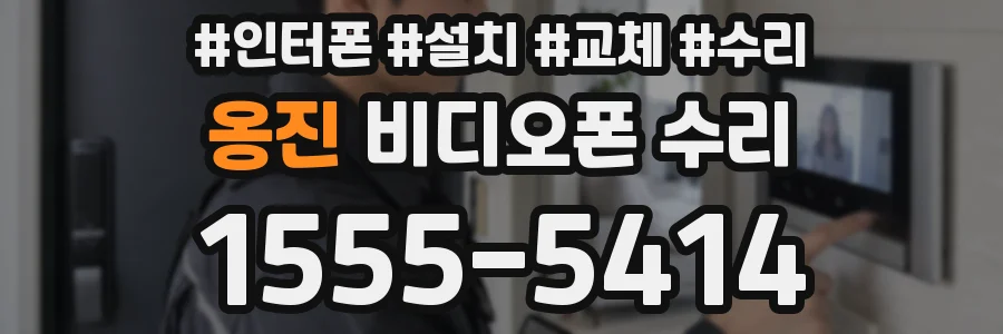 옹진 비디오폰 수리