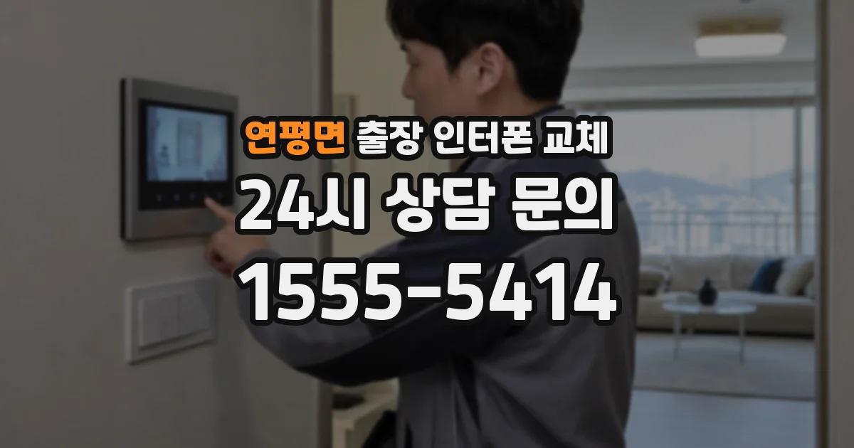 연평면 출장 인터폰 교체