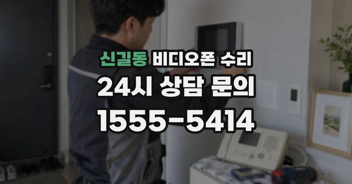 신길동 비디오폰 수리
