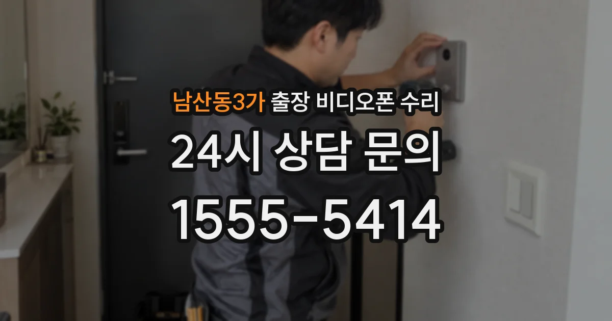 남산동3가 출장 비디오폰 수리